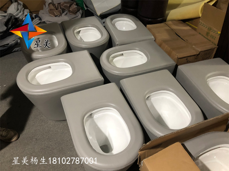 談話室安全防撞馬桶硅膠馬桶，是你想要的防撞軟包